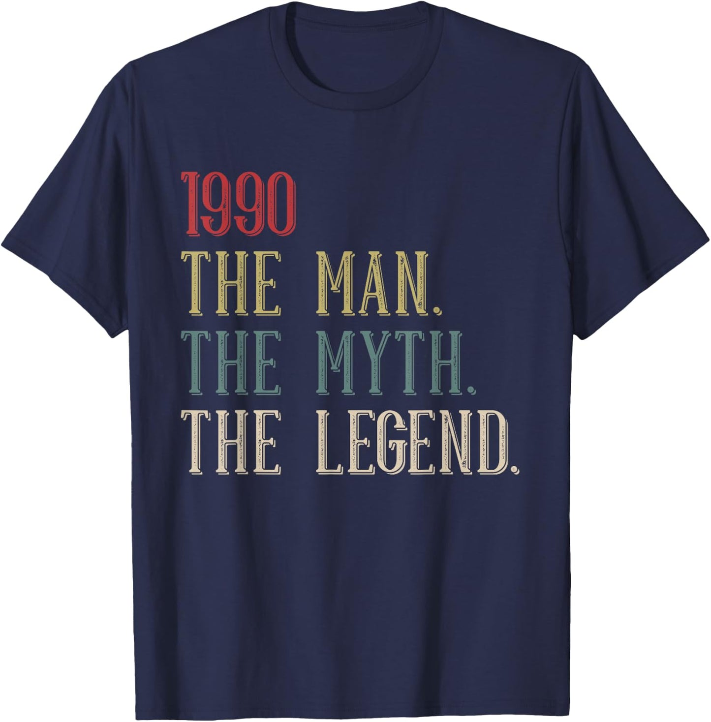 Vintage 1990 Cool 35 Year Old Bday 35th Birthday Men T-Shirt - T-Shirt | Navy