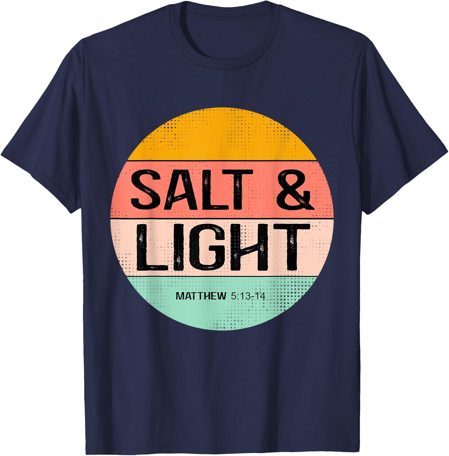 Retro Summer Salt & Light, Women's Christian Apparel T-Shirt - T-Shirt | Navy