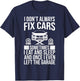 Funny Car Mechanic Design Automobile Mechanic Garage T-Shirt - T-Shirt | Navy