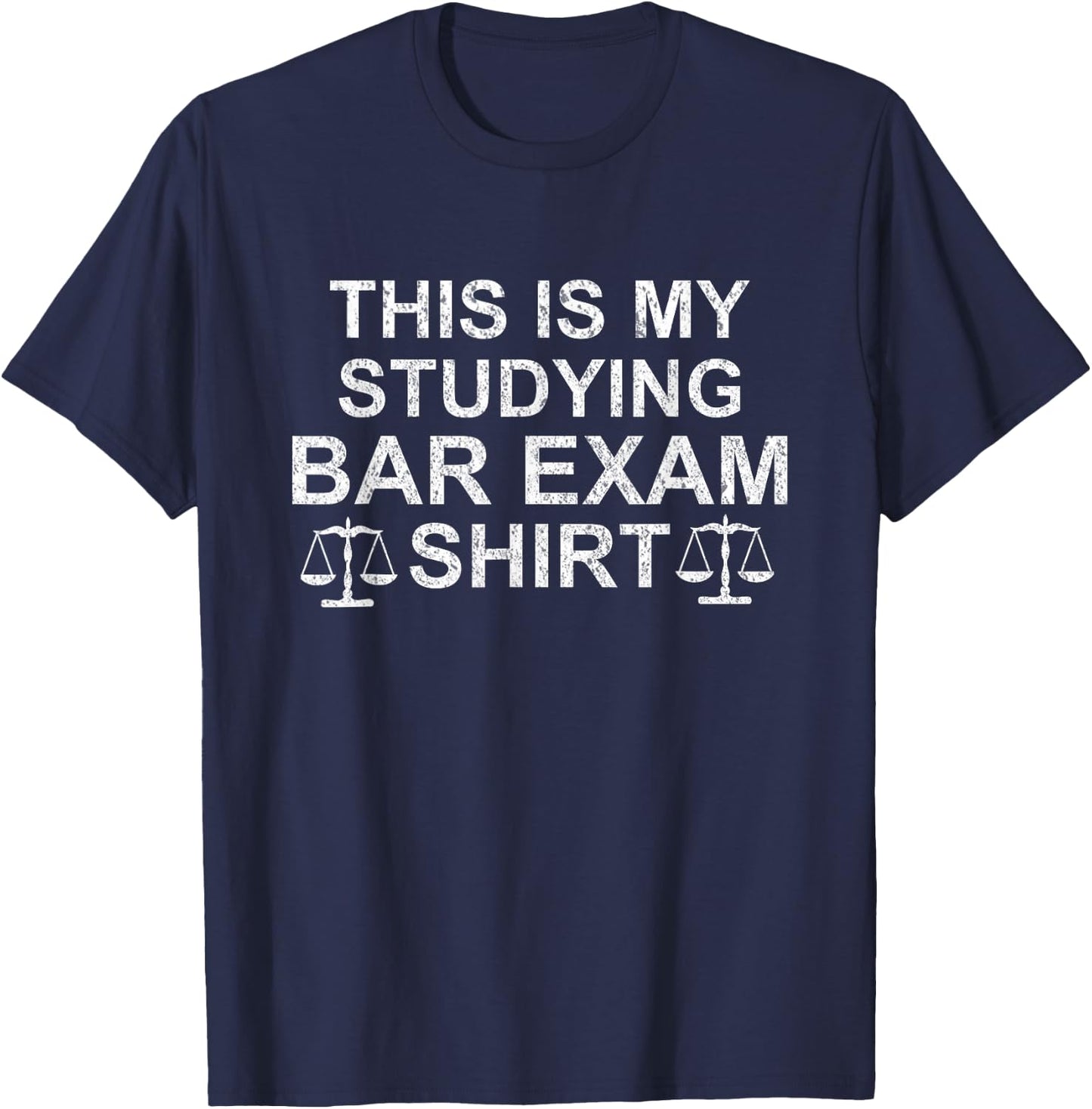 Bar Exam lawyer This is My Studying apparel T-Shirt - T-Shirt | Navy