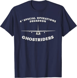 4th Special Operations Squadron AC-130 T-Shirt - T-Shirt | Navy
