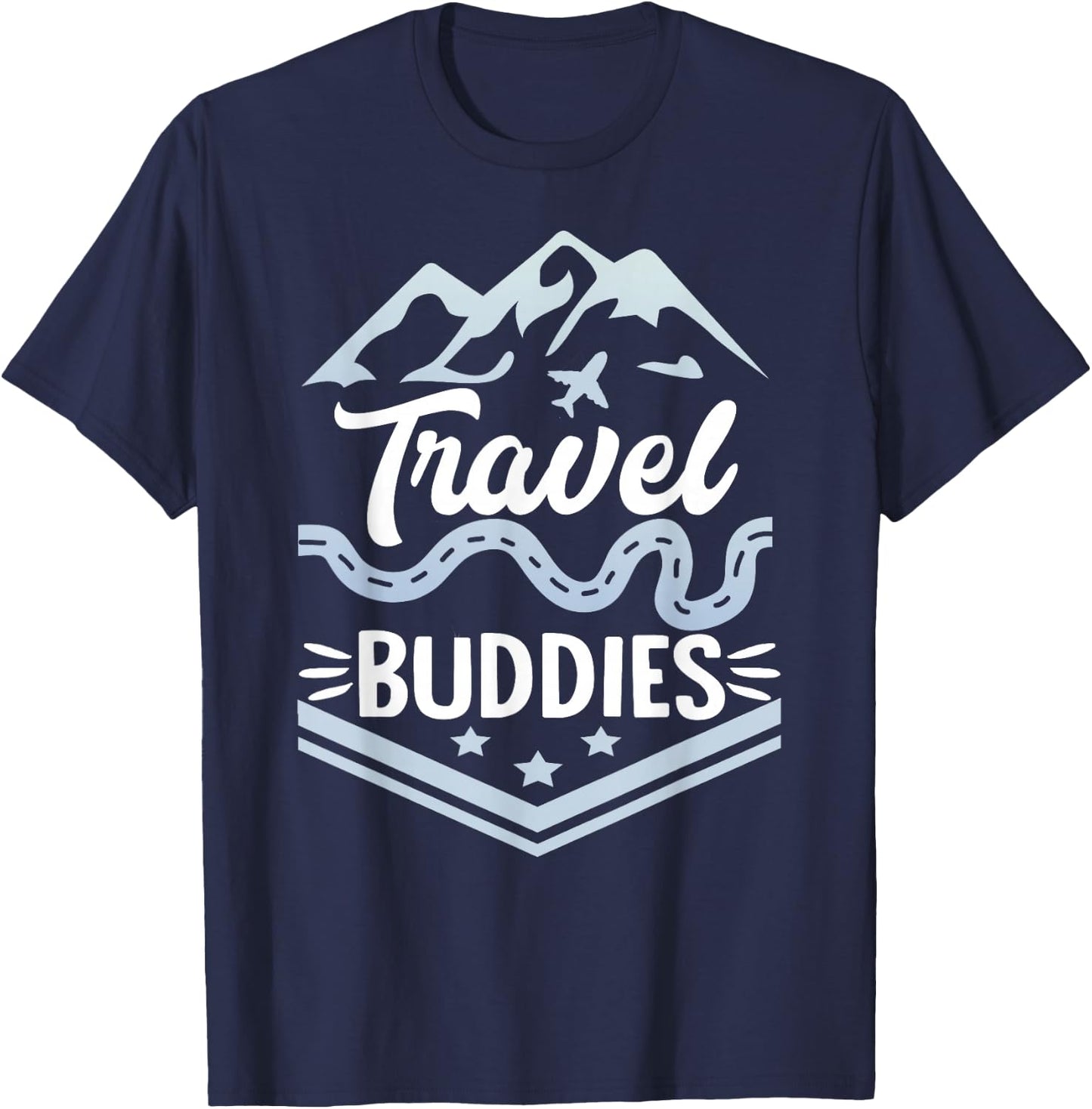 Traveller Flight Vacation Travel Buddies T-Shirt - T-Shirt | Navy