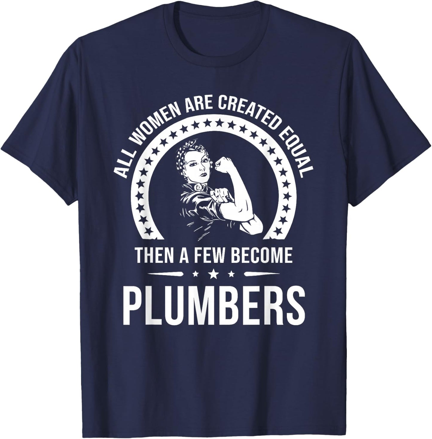 Plumber Shirts | Plumber T-Shirt - T-Shirt | Navy