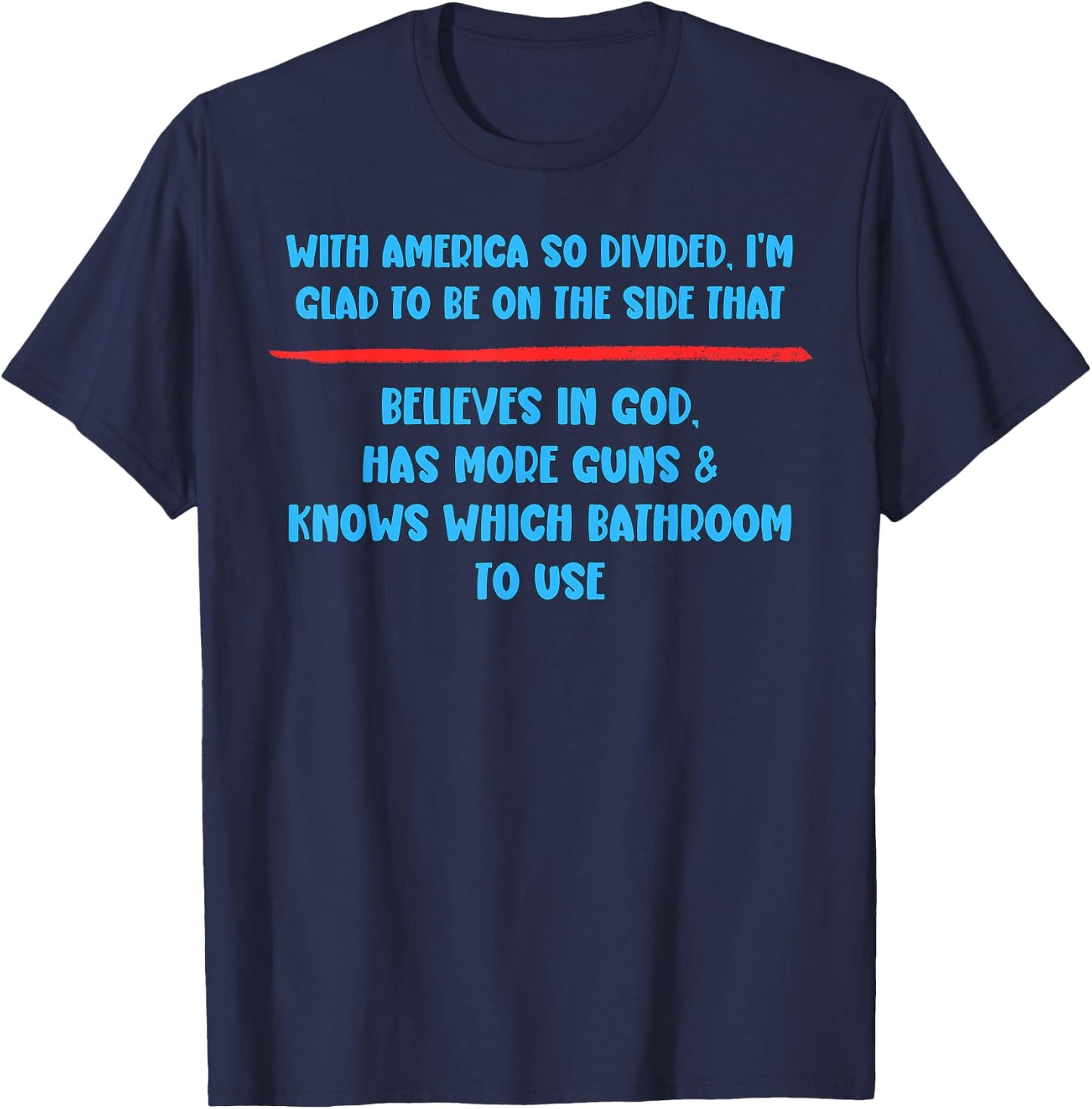 Republican Anti Democrat Funny Political Apparel T-Shirt - T-Shirt | Navy