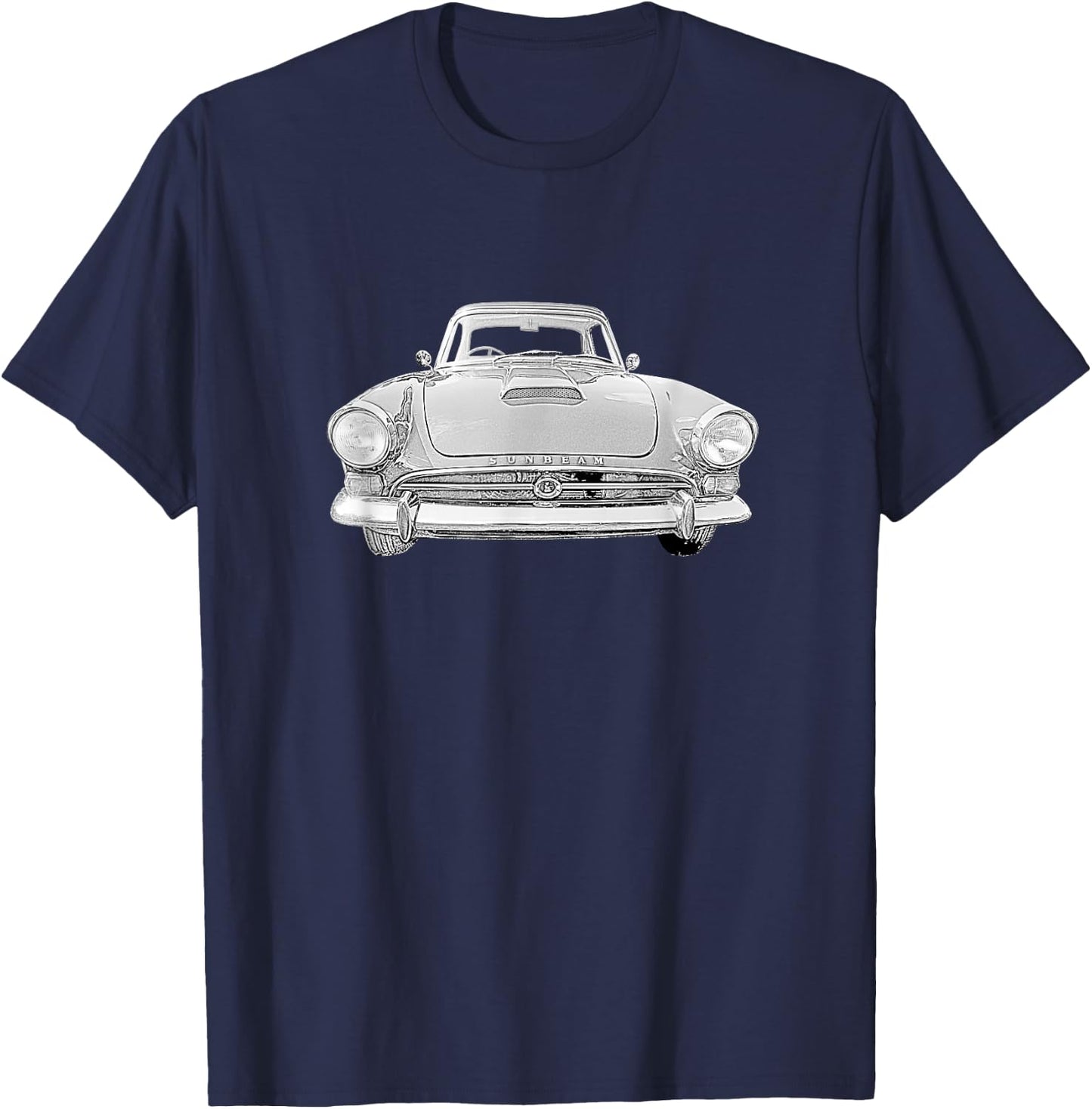 Sunbeam Alpine Tiger classic 1960s British sports car T-Shirt - T-Shirt | Navy