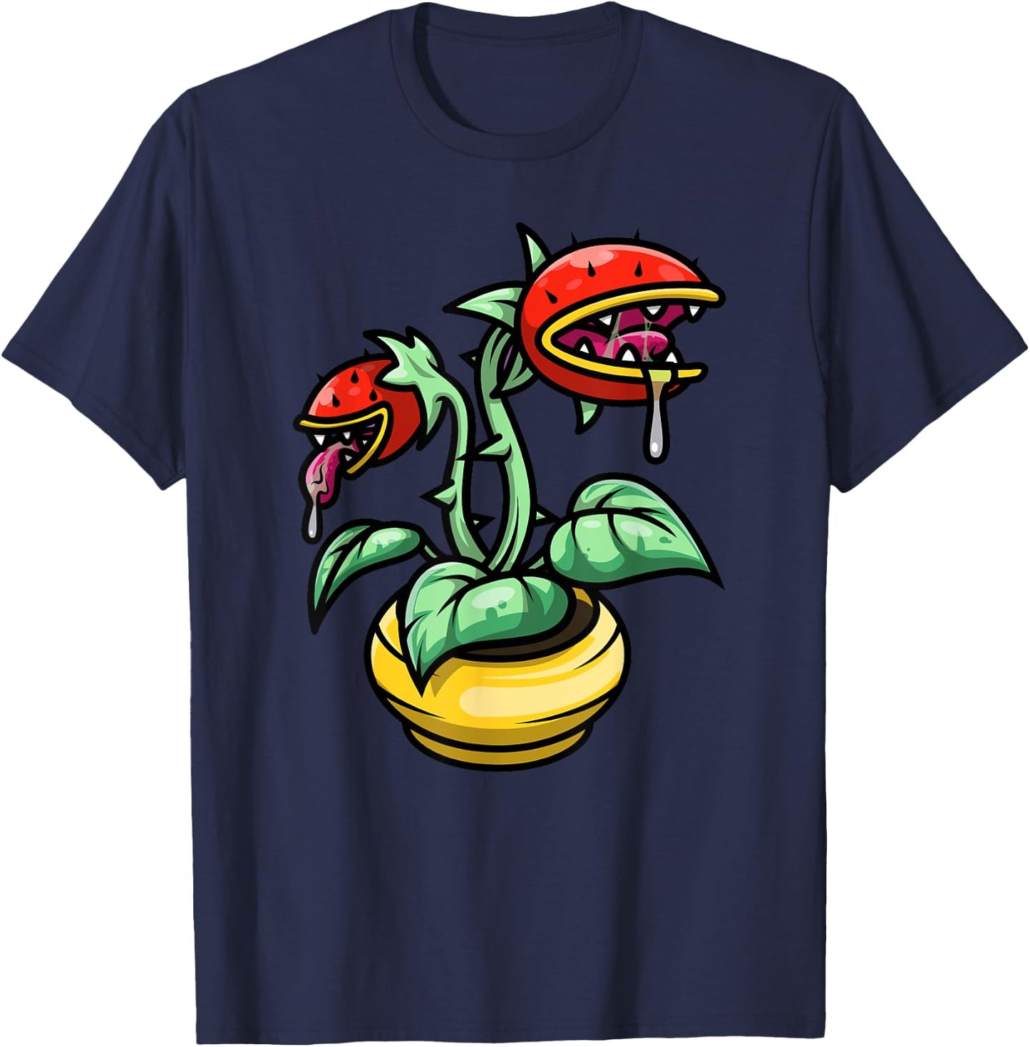 Venus Flytrap I Kids I Plant Monster I Venus Fly Trap T-Shirt - T-Shirt | Navy