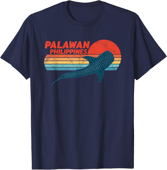 Palawan Philippines Whale Shark T-Shirt - T-Shirt | Navy