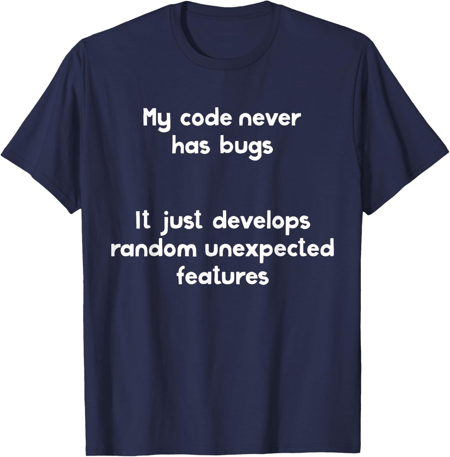 Funny Java Programmer Shirt Coding Joke Humor Gift T-Shirt - T-Shirt | Navy
