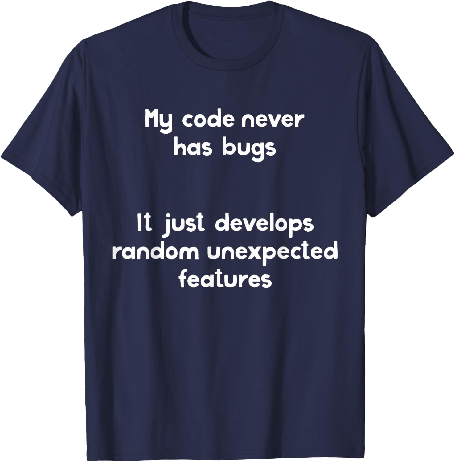 Funny Java Programmer Shirt Coding Joke Humor Gift T-Shirt - T-Shirt | Navy