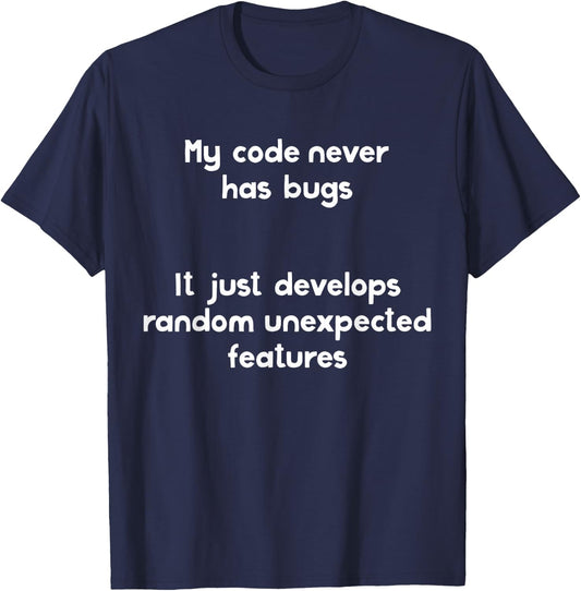 Funny Java Programmer Shirt Coding Joke Humor Gift T-Shirt - T-Shirt | Navy