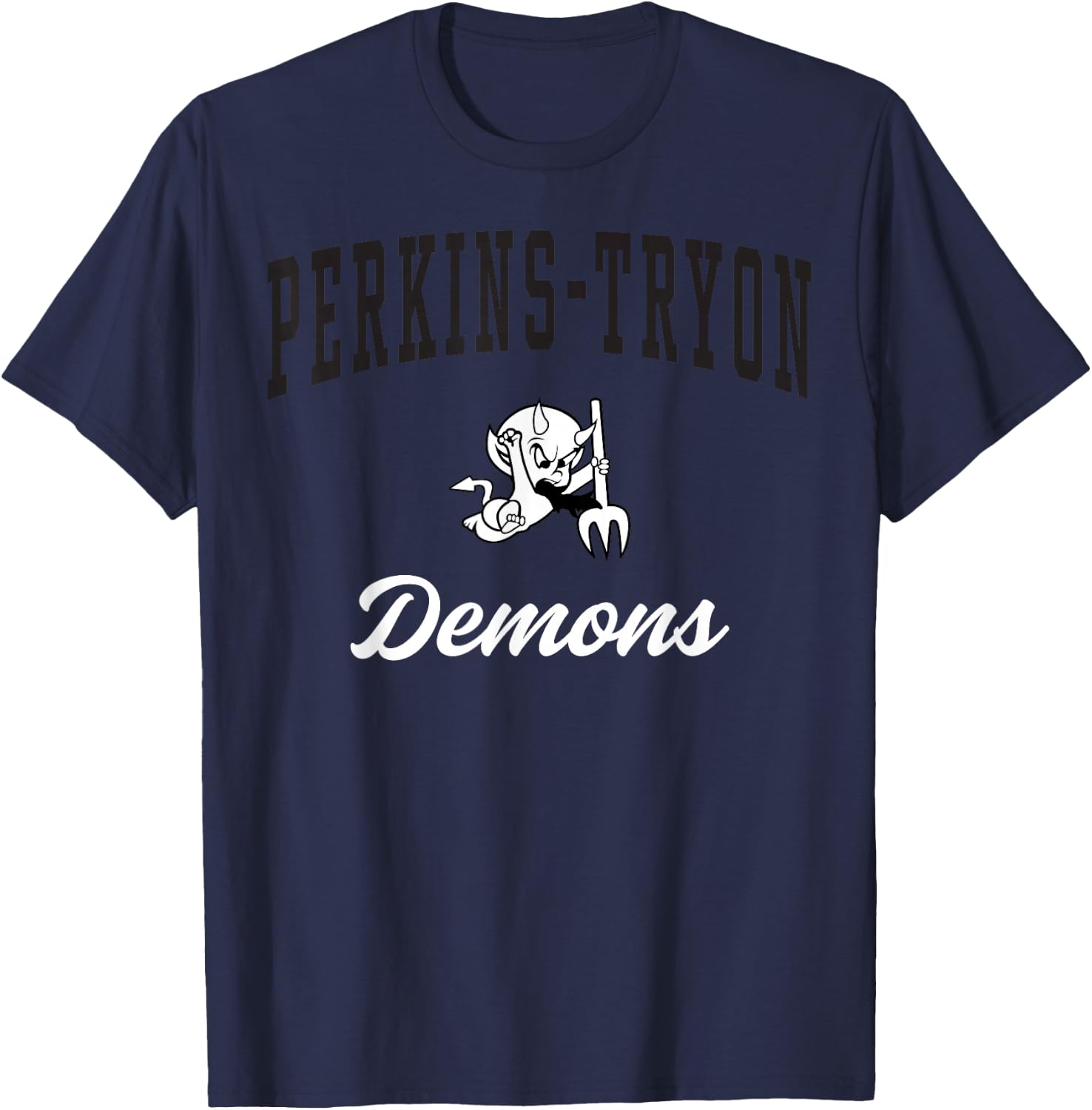 Perkins-Tryon High School Demons C3 T-Shirt - T-Shirt | Navy