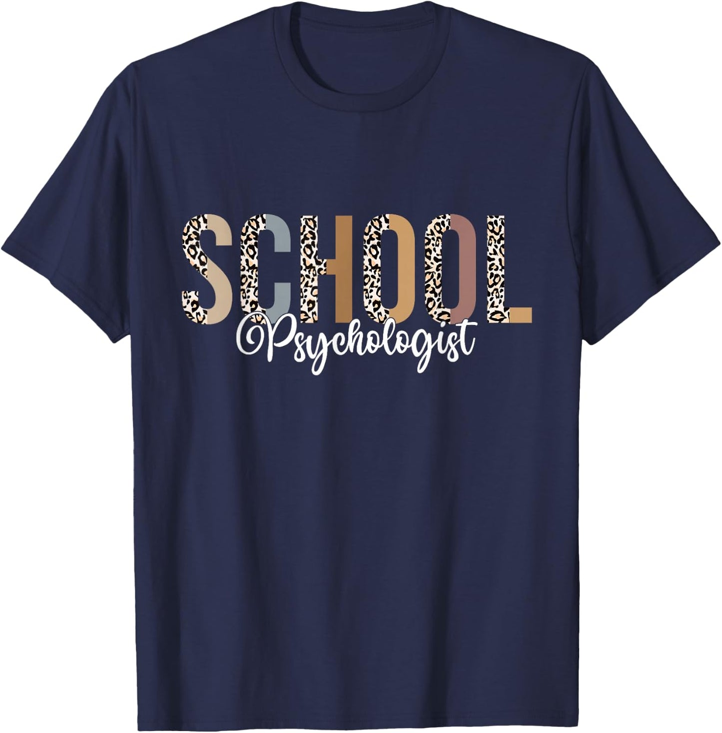 School Psychologist Teacher School Counselor Psychology Women Kids T-Shirt - T-Shirt | Navy
