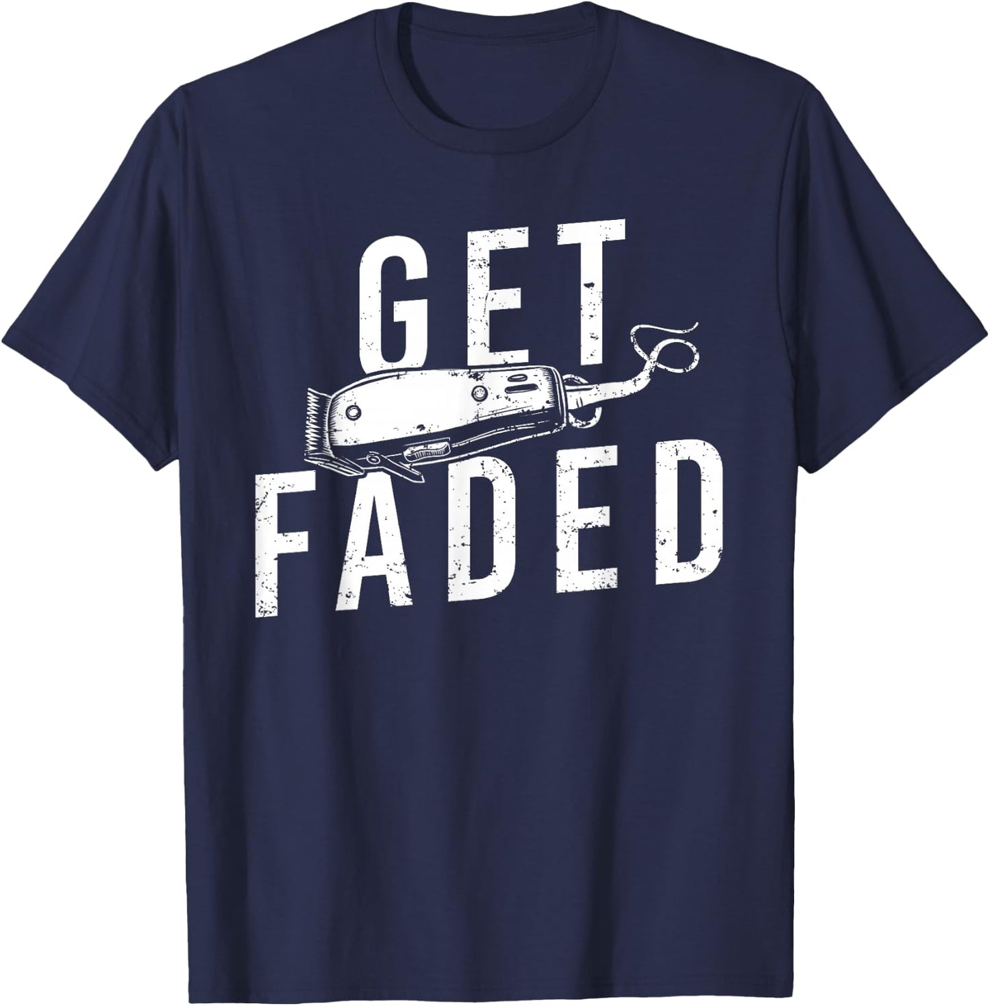Cool Barber Design Women Barber Barbershop Lovers T-Shirt - T-Shirt | Navy