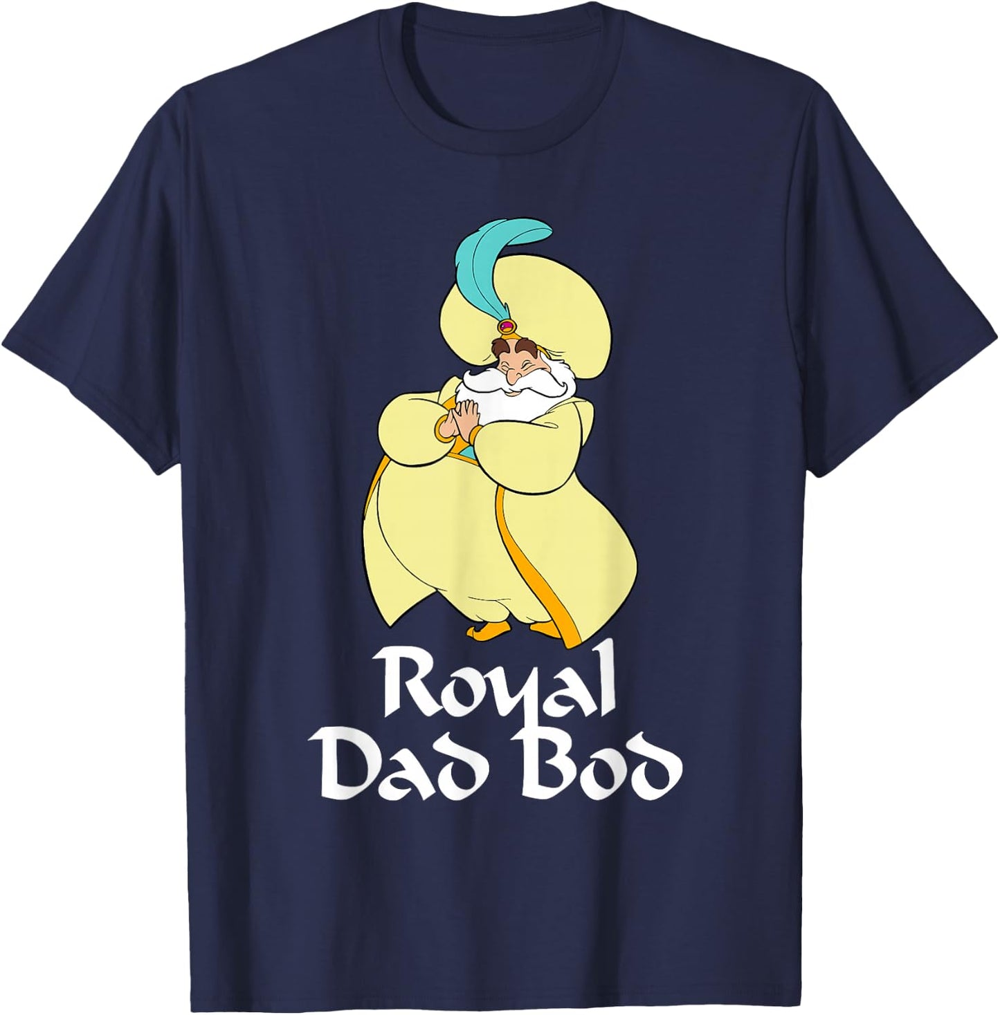 Disney Aladdin Sultan Royal Dad BOD T-Shirt - T-Shirt | Navy