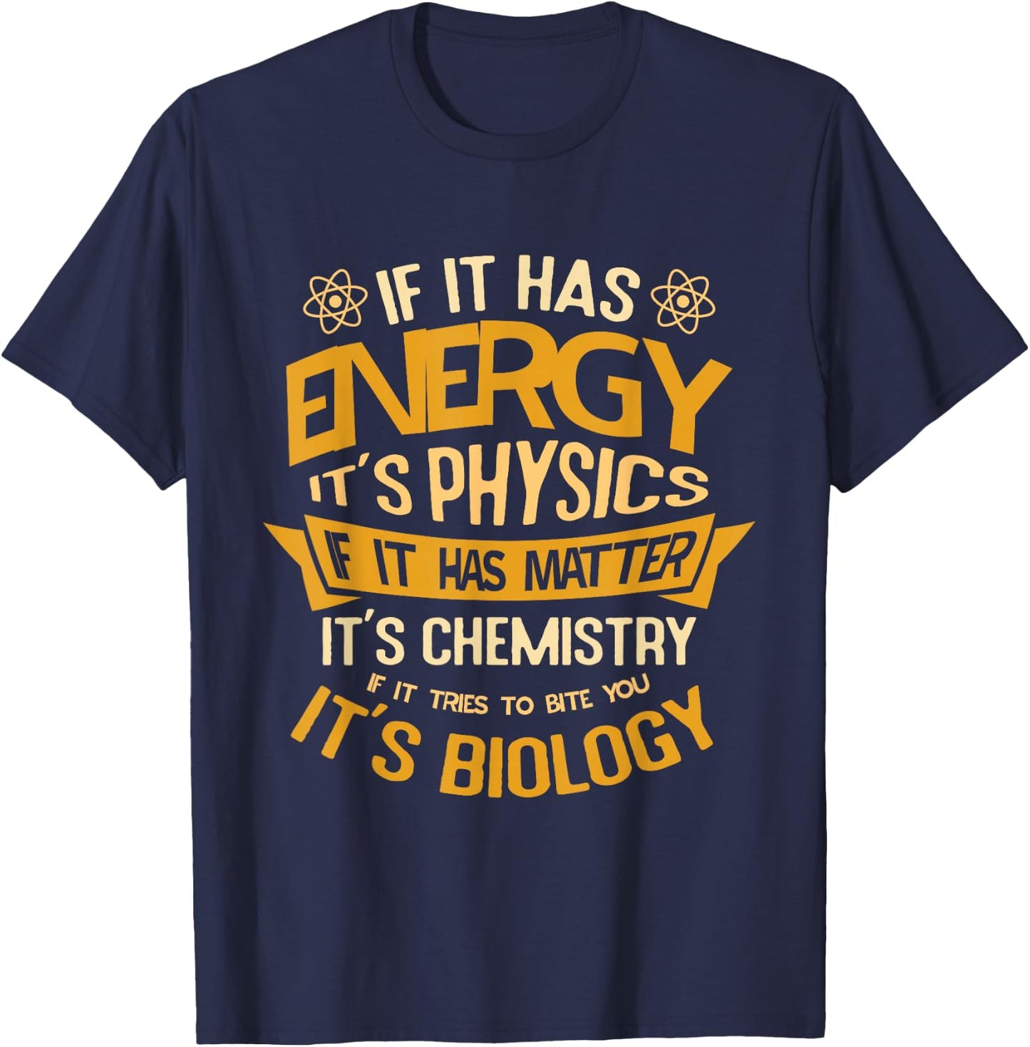 Science Day Biology Major Biologist Chemistry Laboratory T-Shirt - T-Shirt | Navy