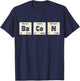 Bacon Science Chemistry Funny Periodic Table Of Elements T-Shirt - T-Shirt | Navy