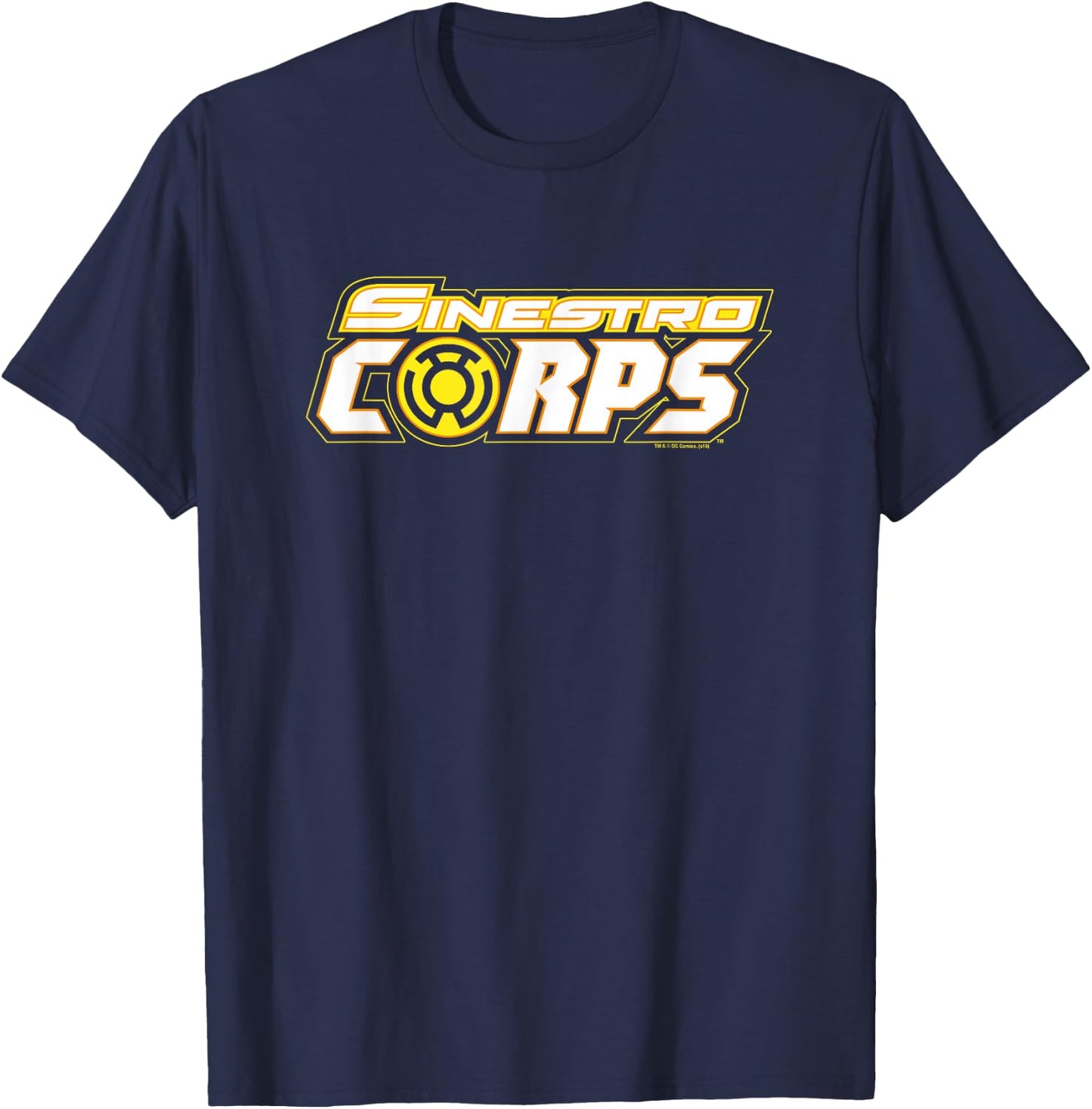 Green Lantern Sinestro Corps Logo T Shirt T-Shirt - T-Shirt | Navy