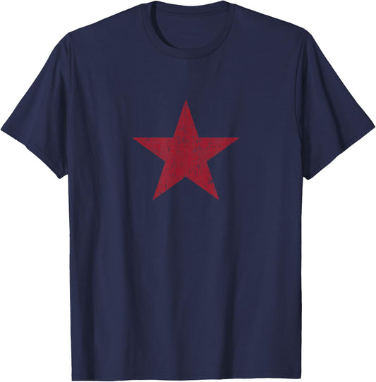 Red Star Revolution Vintage Soviet Union CCCP USSR T-Shirt - T-Shirt | Navy
