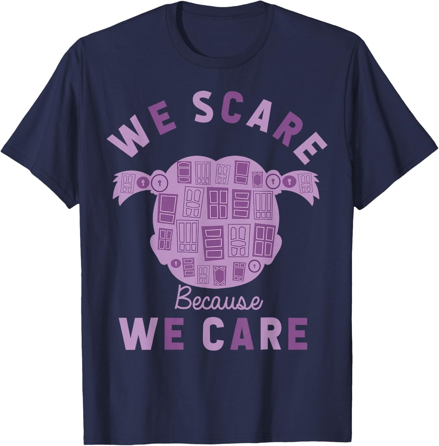 Disney Pixar Monsters University Boo Scare Graphic T-Shirt - T-Shirt | Navy