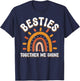 Besties Together We Shine BFF Best Friends Bestie T-Shirt - T-Shirt | Navy