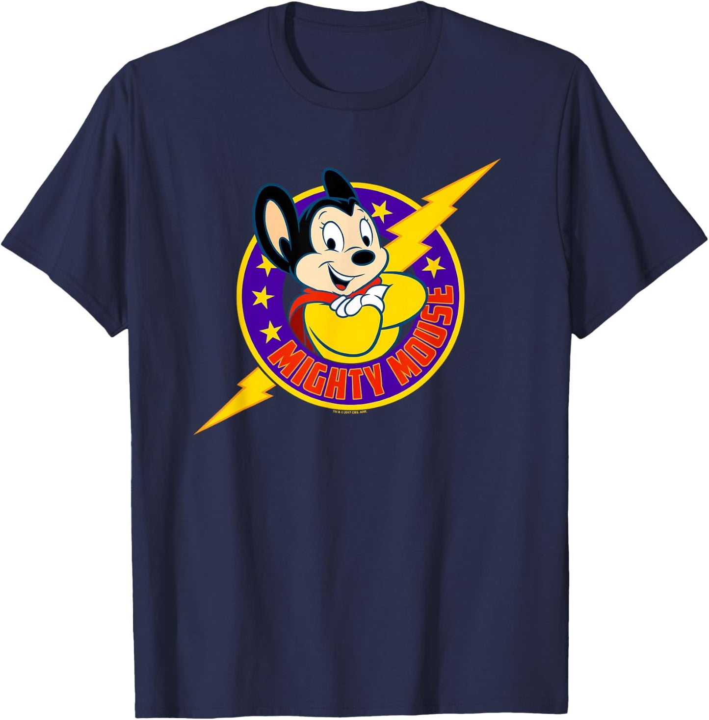 Mighty Mouse Mighty Hero T-Shirt - T-Shirt | Navy