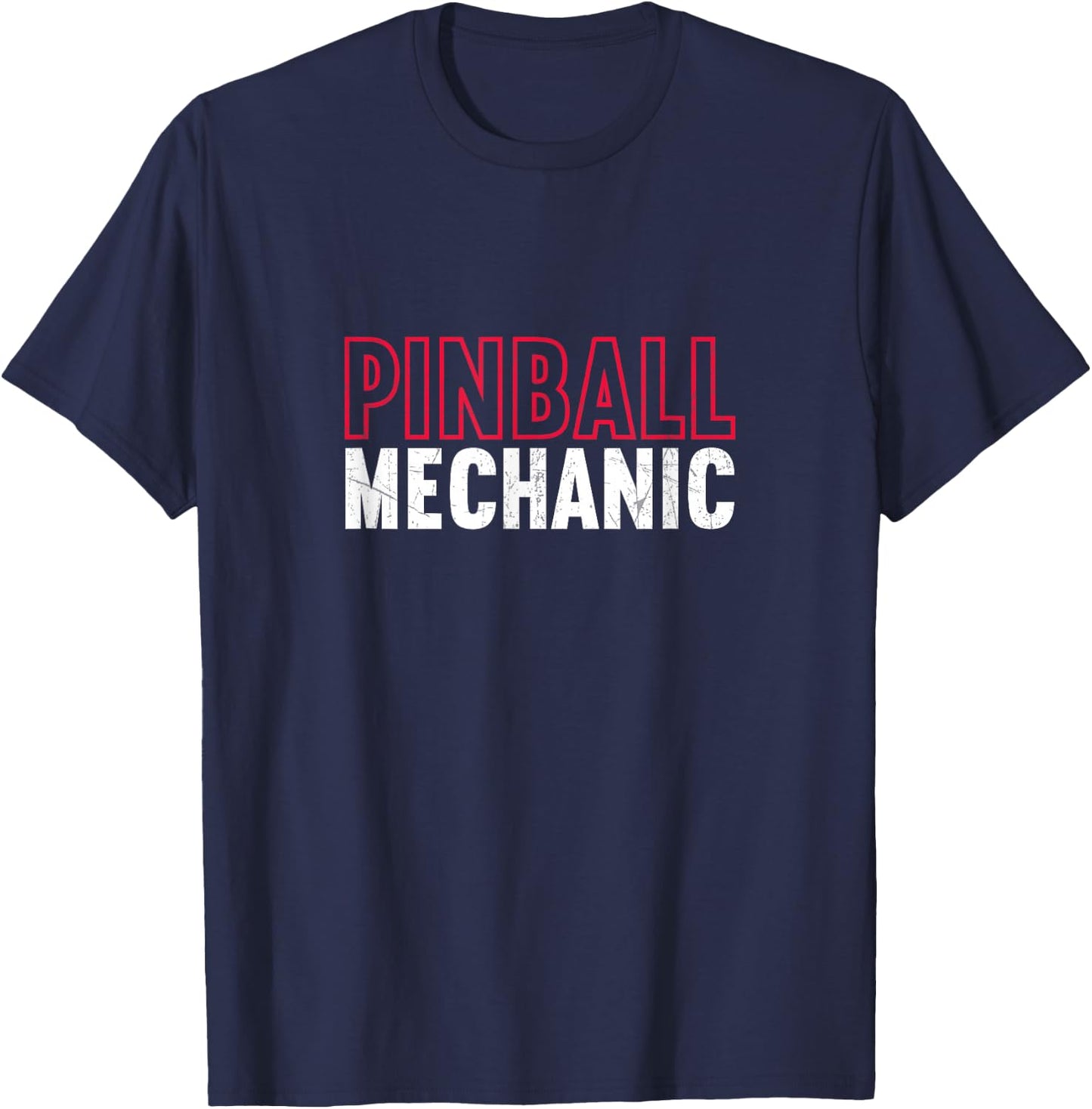 Pinball Mechanic T-Shirt - T-Shirt | Navy