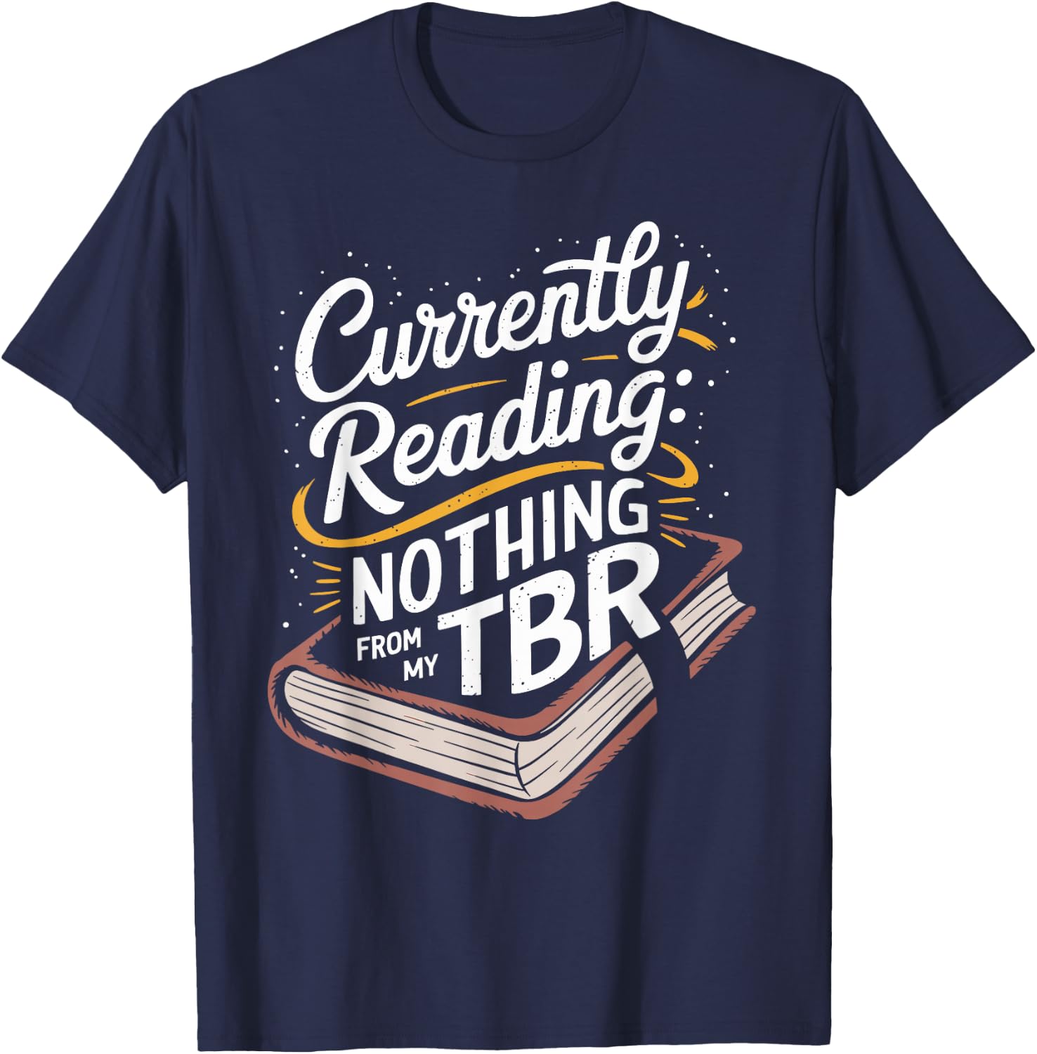 Funny To Be Read Bookworm Book Lover TBR T-Shirt - T-Shirt | Navy