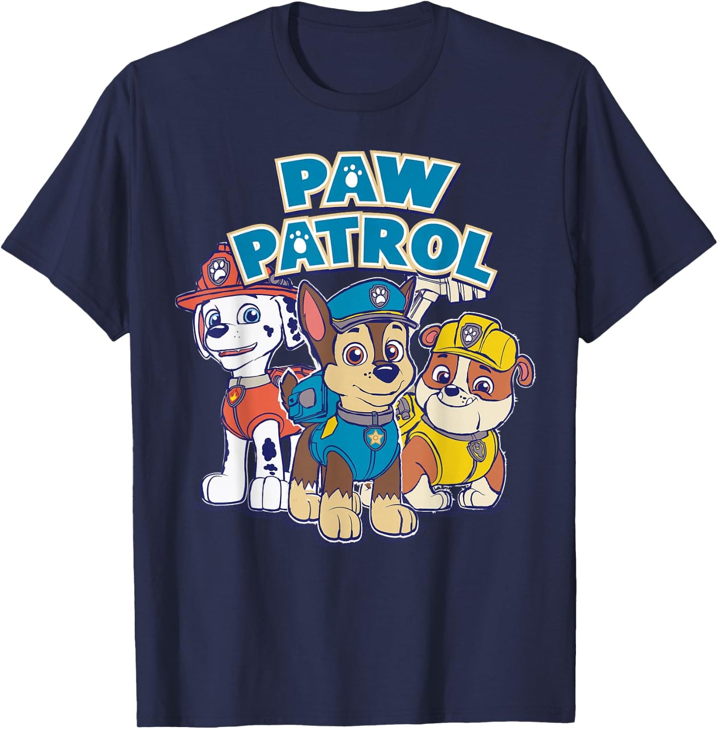 PAW Patrol Drawn Pup Group T-Shirt - T-Shirt | Navy