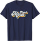 Moist Vintage Retro 80s Funny Sarcastic Moist T-Shirt - T-Shirt | Navy