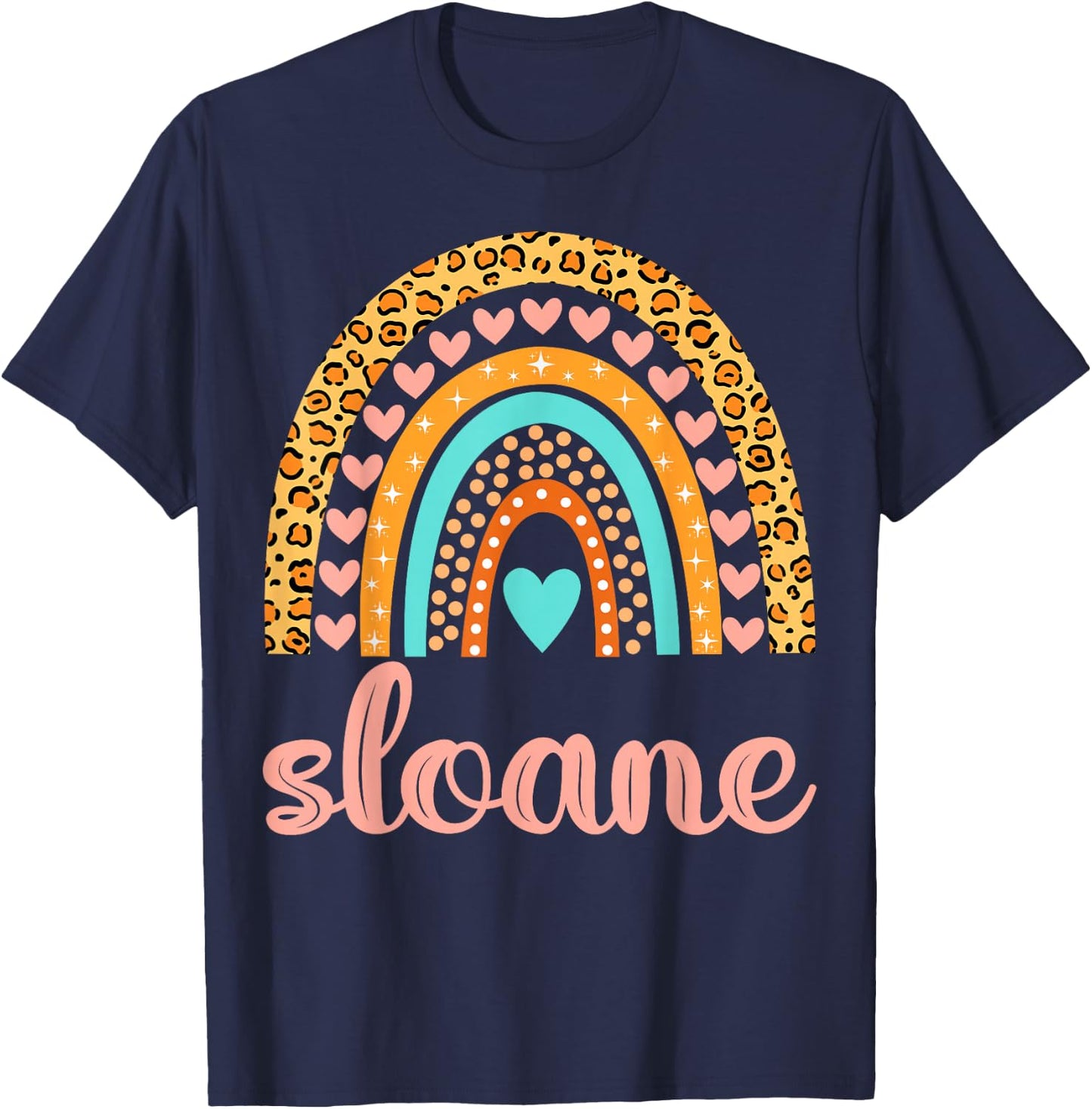 Sloane Sloane Name Birthday Shirt Gift T-Shirt - T-Shirt | Navy