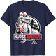 RN Nurse Saurus Nursing School Graduation Dinosaur Men Women T-Shirt - T-Shirt | Navy