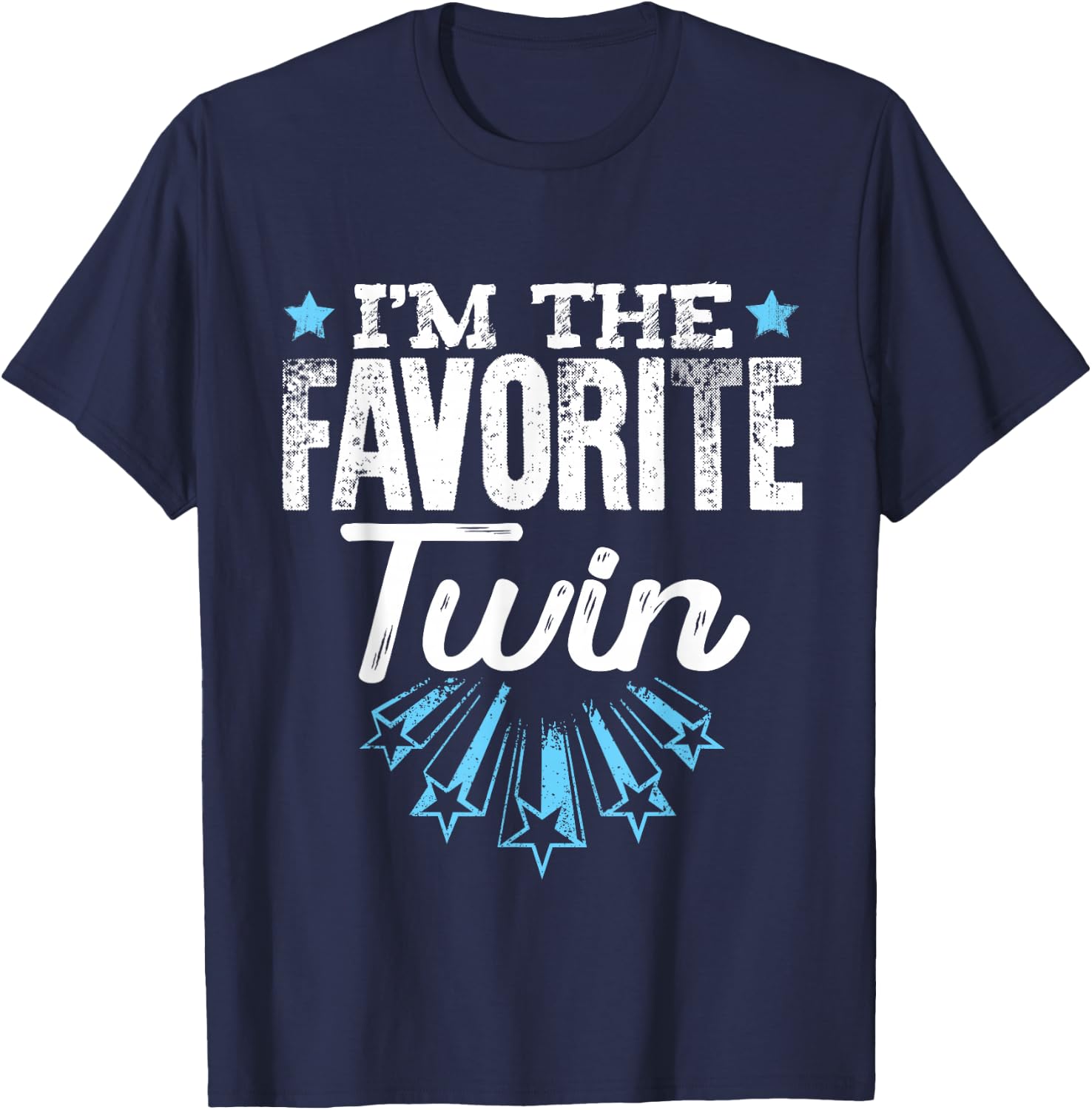 I'm The Favorite Twin T-Shirt - T-Shirt | Navy