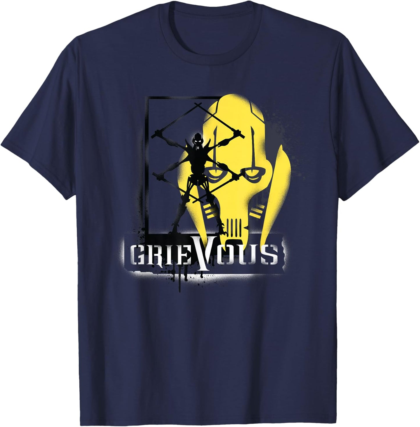 Star Wars Revenge of the Sith Grievous Collage T-Shirt - T-Shirt | Navy
