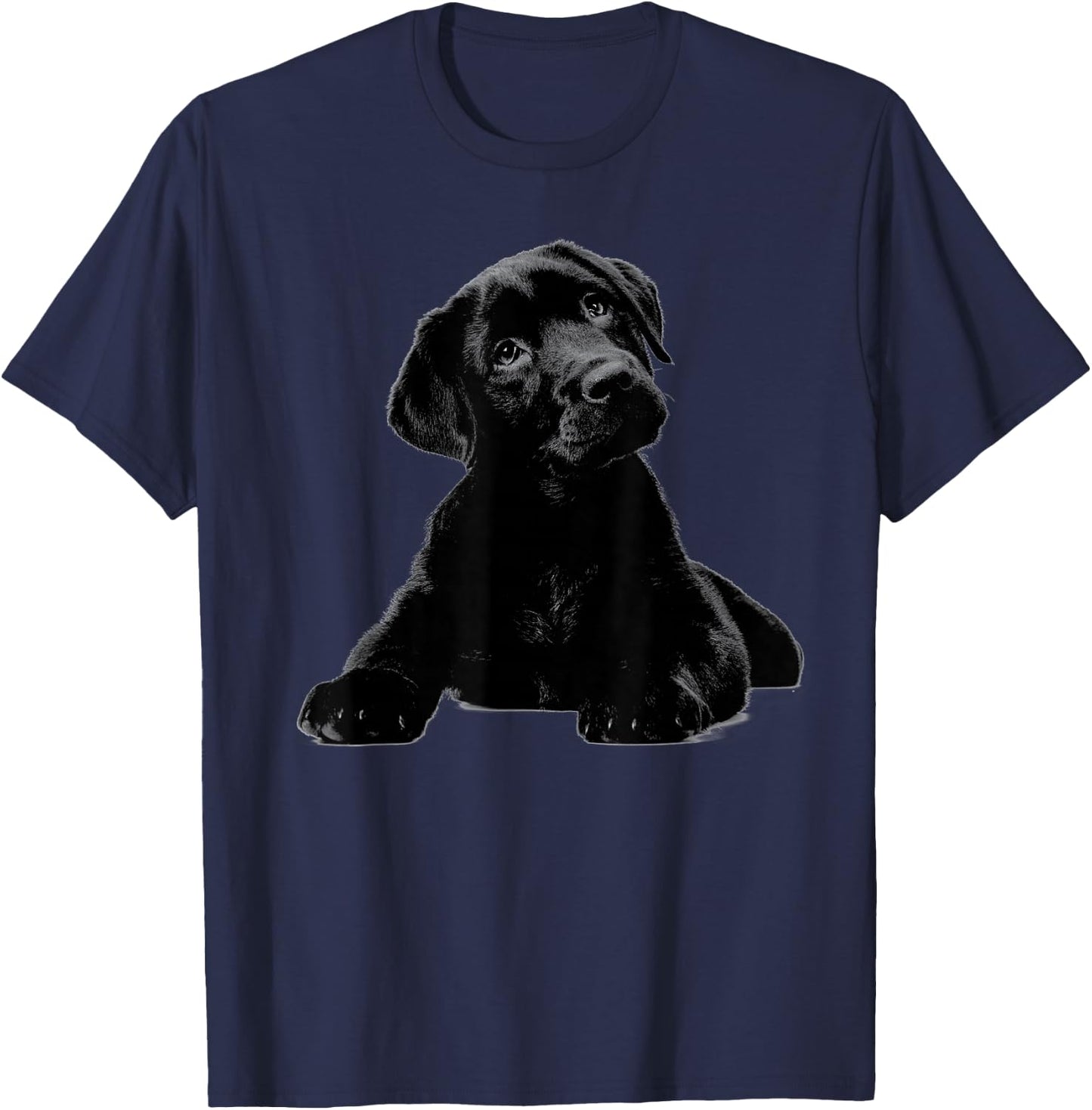 Black Lab Puppy Dog Shirt Graphic Men - Dog Mom Shirt T-Shirt - T-Shirt | Navy