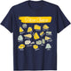 Funny Cheese Shirts for Cheese Lovers | I Love Cheese Types of Cheese T-Shirt - T-Shirt | Navy