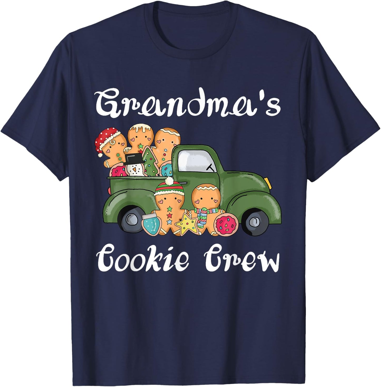 Grandma's Cookie Crew T-Shirt - T-Shirt | Navy