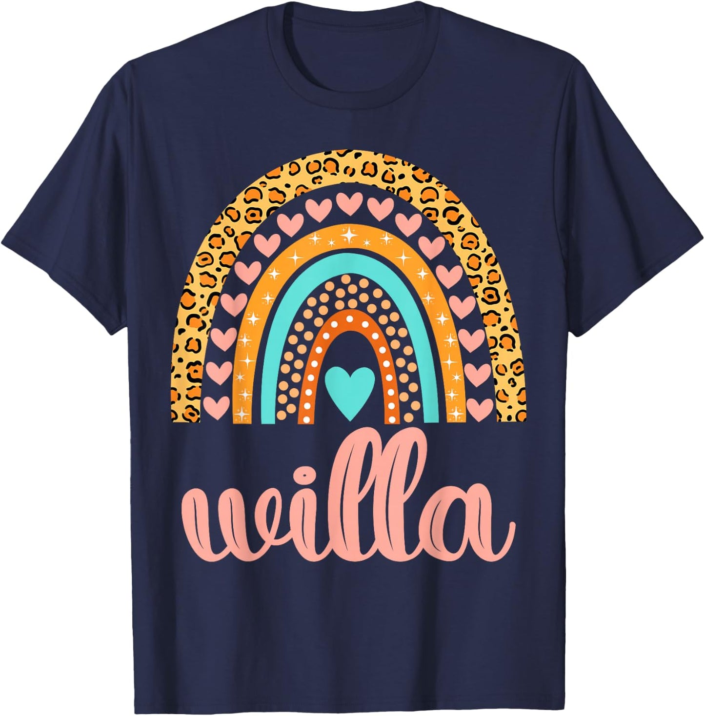 Willa Willa Name Birthday Shirt Gift T-Shirt - T-Shirt | Navy