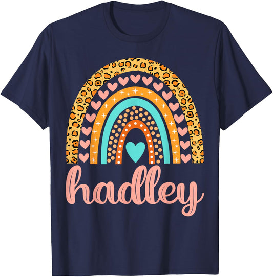 Hadley Hadley Name Birthday Shirt Gift T-Shirt - T-Shirt | Navy