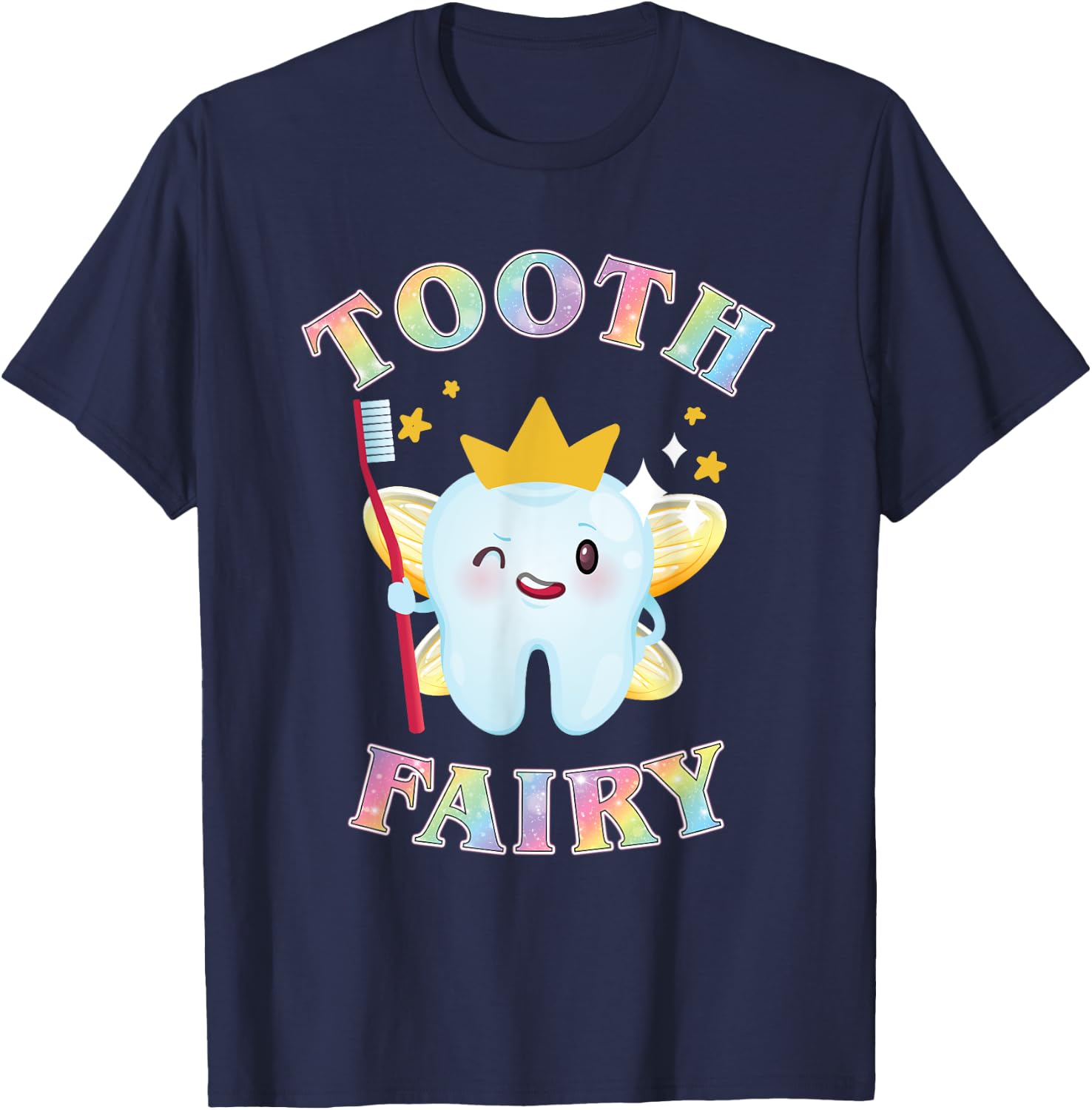 Tooth Fairy Funny Halloween Costume for Adults and Kids T-Shirt - T-Shirt | Navy