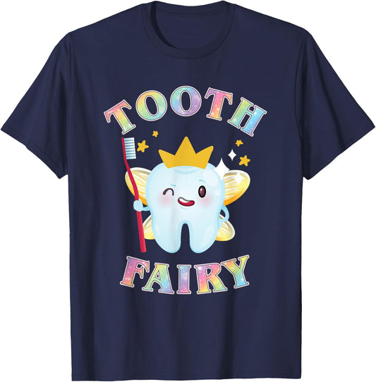 Tooth Fairy Funny Halloween Costume for Adults and Kids T-Shirt - T-Shirt | Navy