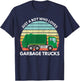 Just A Boy Who Loves Garbage Trucks T-Shirt - T-Shirt | Navy