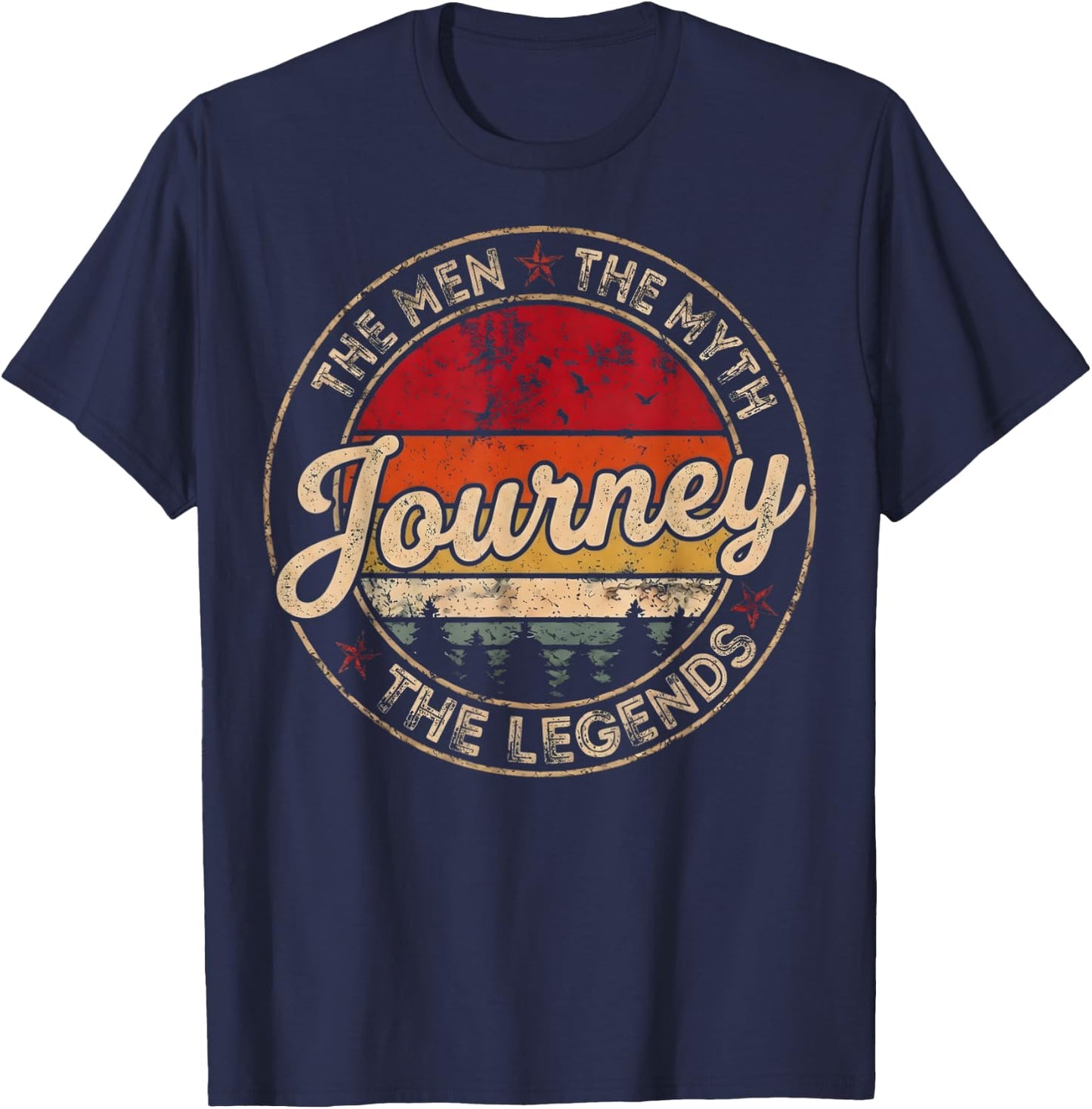 Vintage The Men The Myth Journey Legends Gifts Women T-Shirt - T-Shirt | Navy