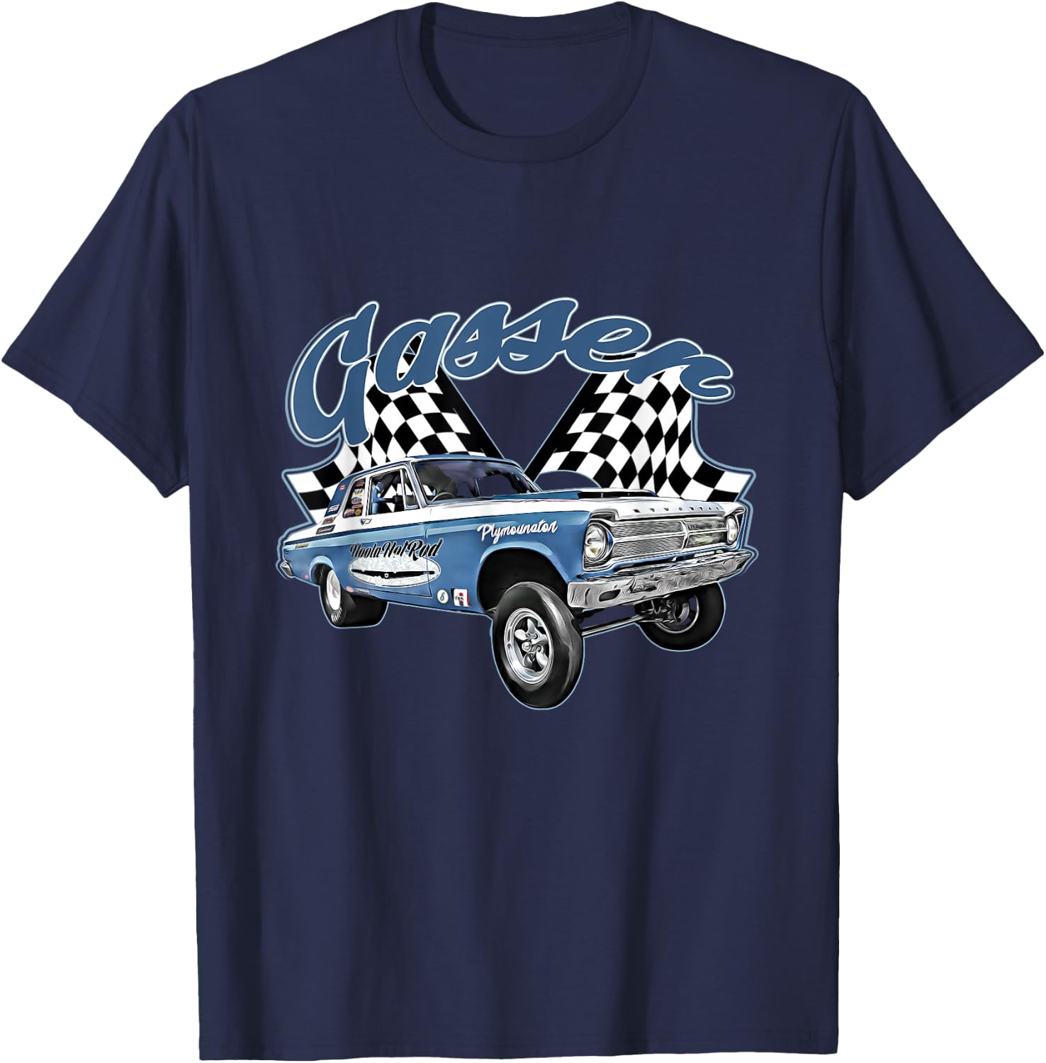 1965 Belvedere Gasser,Dragster,Dragrace,Hot Rod,Muscle Car T-Shirt - T-Shirt | Navy