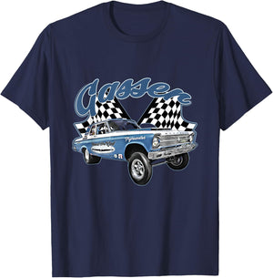 1965 Belvedere Gasser,Dragster,Dragrace,Hot Rod,Muscle Car T-Shirt - T-Shirt | Navy