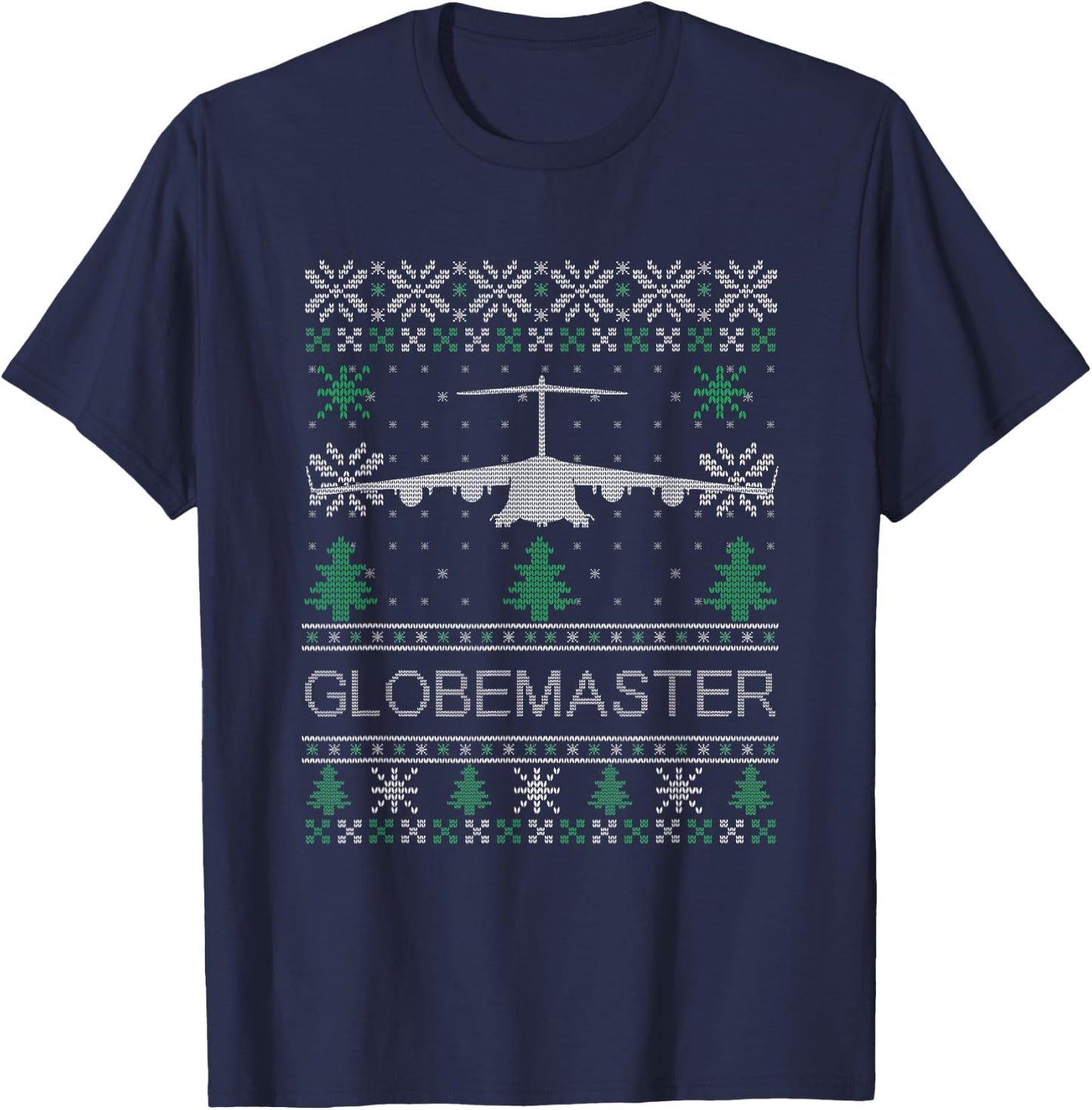 C-17 Ugly Christmas T-Shirt - T-Shirt | Navy