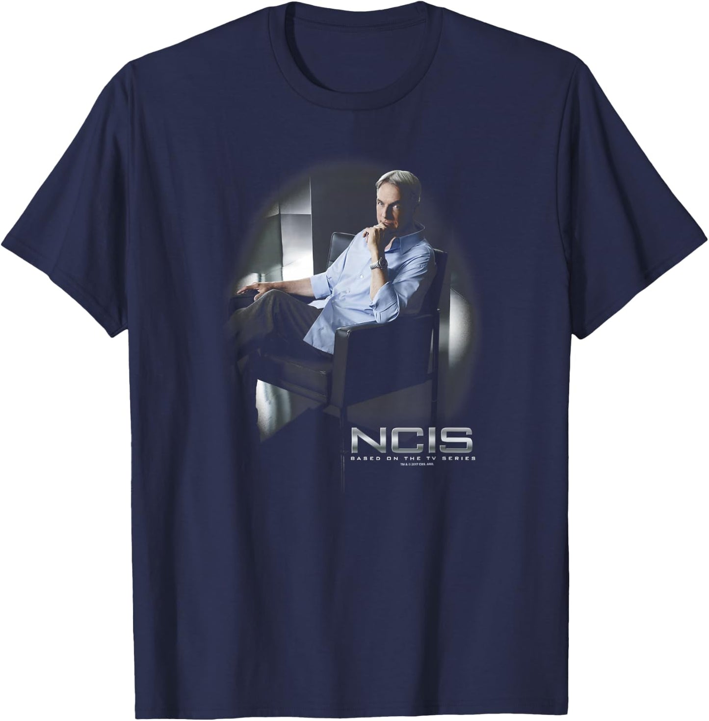 NCIS Gibbs Ponders - -Kids, Black, Small T-Shirt - T-Shirt | Navy