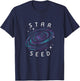 Aesthetic Galaxy Nebula Universe Indigo Starseed T-Shirt - T-Shirt | Navy