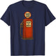 DAD'S GAS Silent But Dadly Funny Dad Joke Father's Day T-Shirt - T-Shirt | Navy
