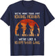 We're More Than Just Riding Friends We're Like Small Gang T-Shirt - T-Shirt | Navy