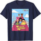 The Bob's Burgers Movie Wonder Wharf Roller Coaster T-Shirt - T-Shirt | Navy